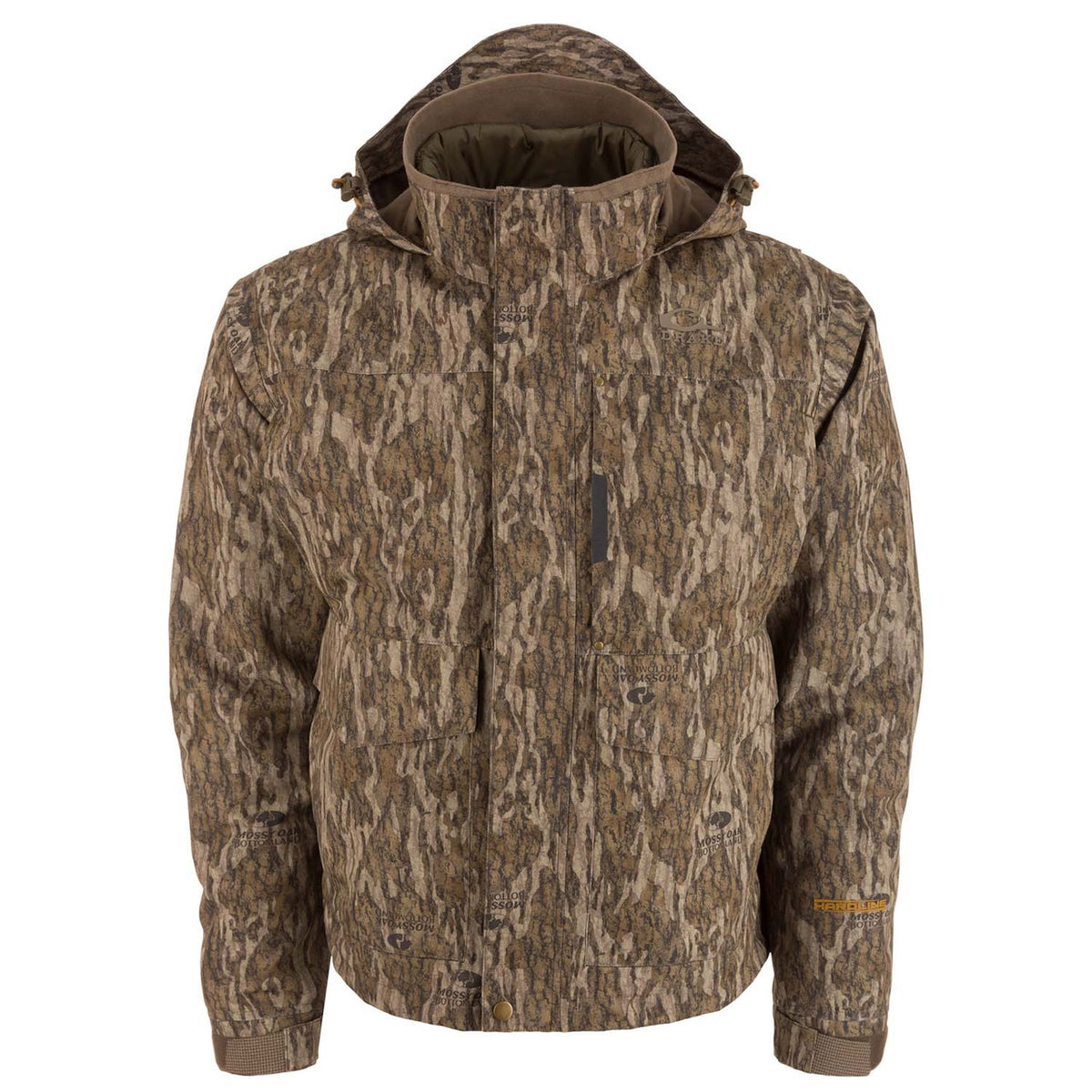 Drake Waterfowl LST Hardline 3-in-1 Jacket Image in Mossy Oak Bottomland