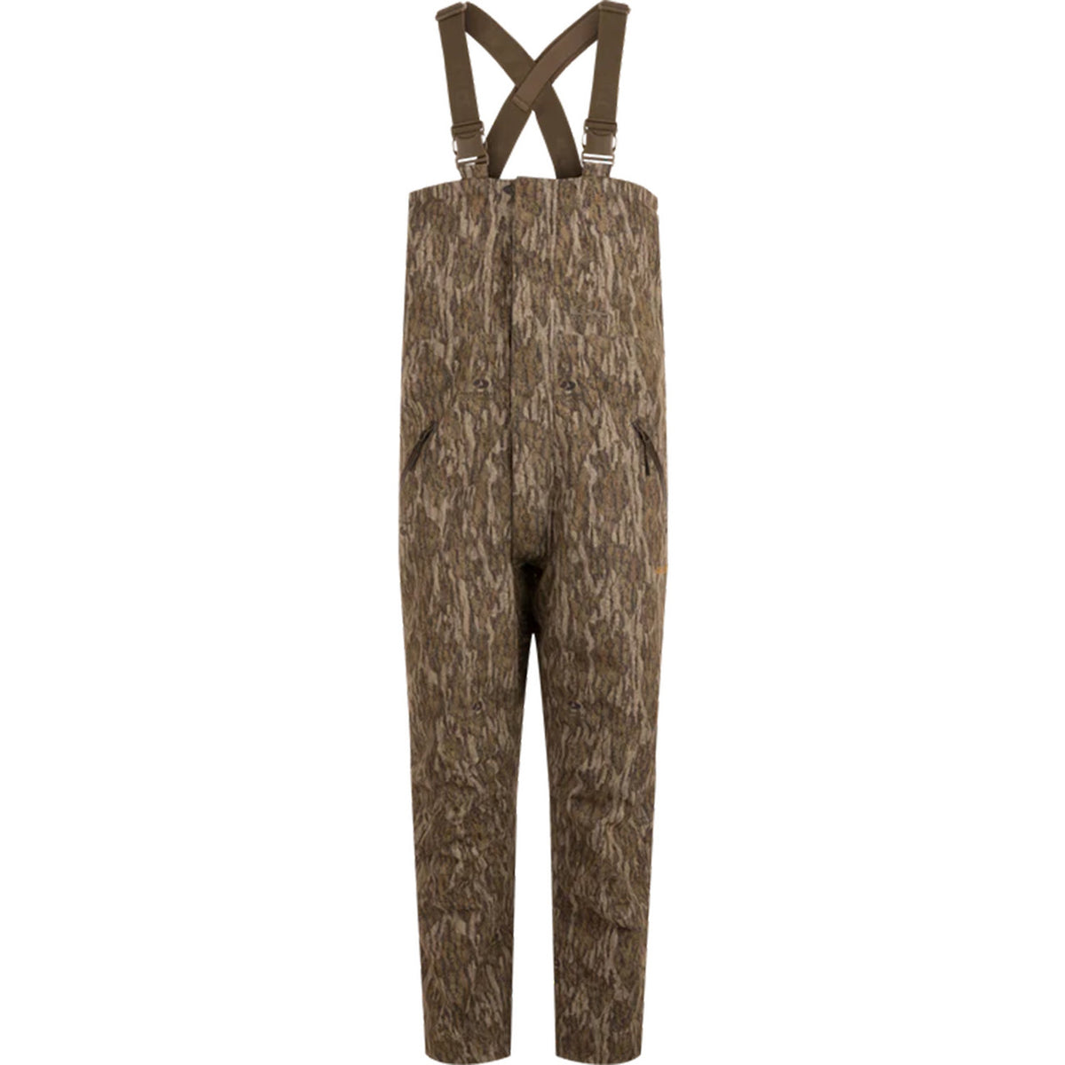 Drake LST Hardline Insulated Bib image in Mossy Oak Bottomland