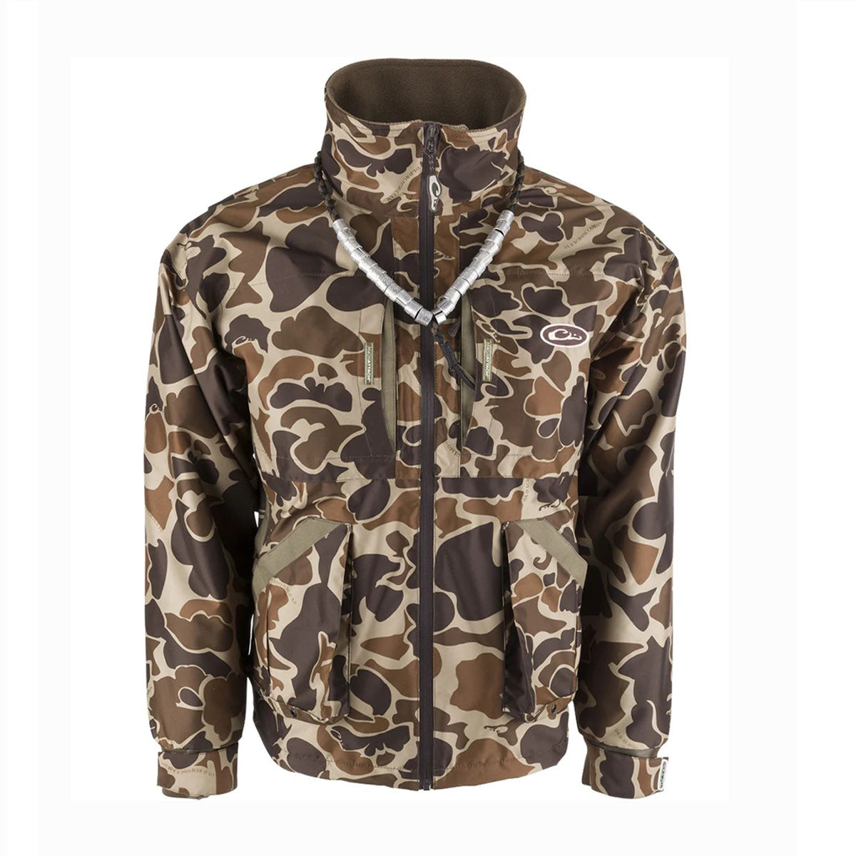 Drake Waterfowl Refuge 3.0 Fleece Lined Full-Zip Jacket Image in Old School