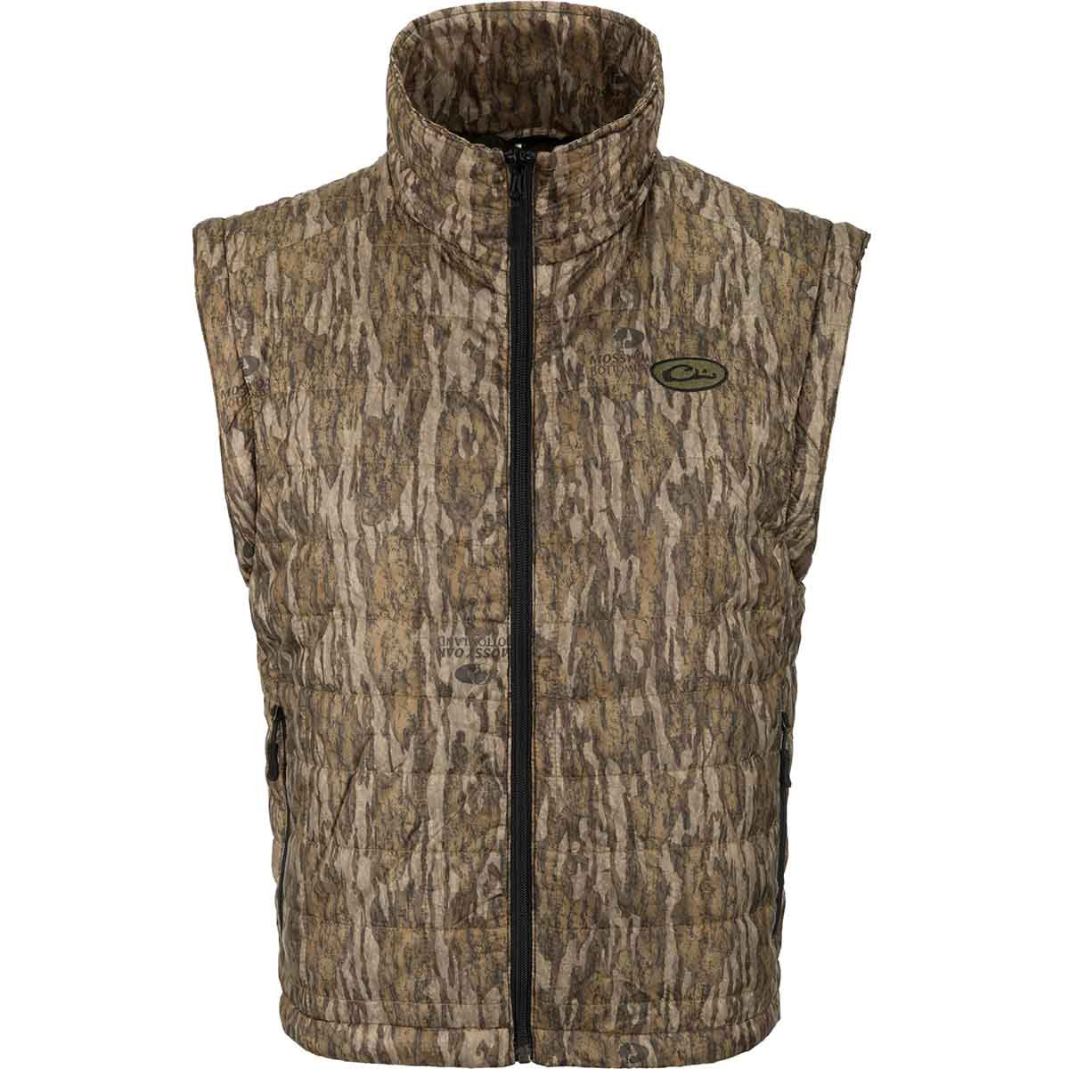 Drake Women's Reflex 3-in-1 Plus 2 Jacket Vest Image in Mossy Oak Bottomland