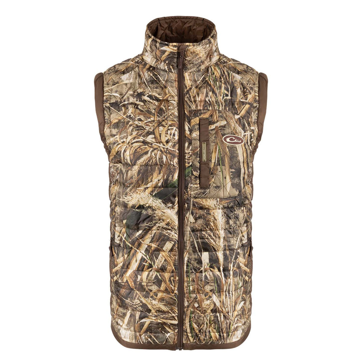 Drake Waterfowl Synthetic Down Pac-Vest Image in Realtree Max 5