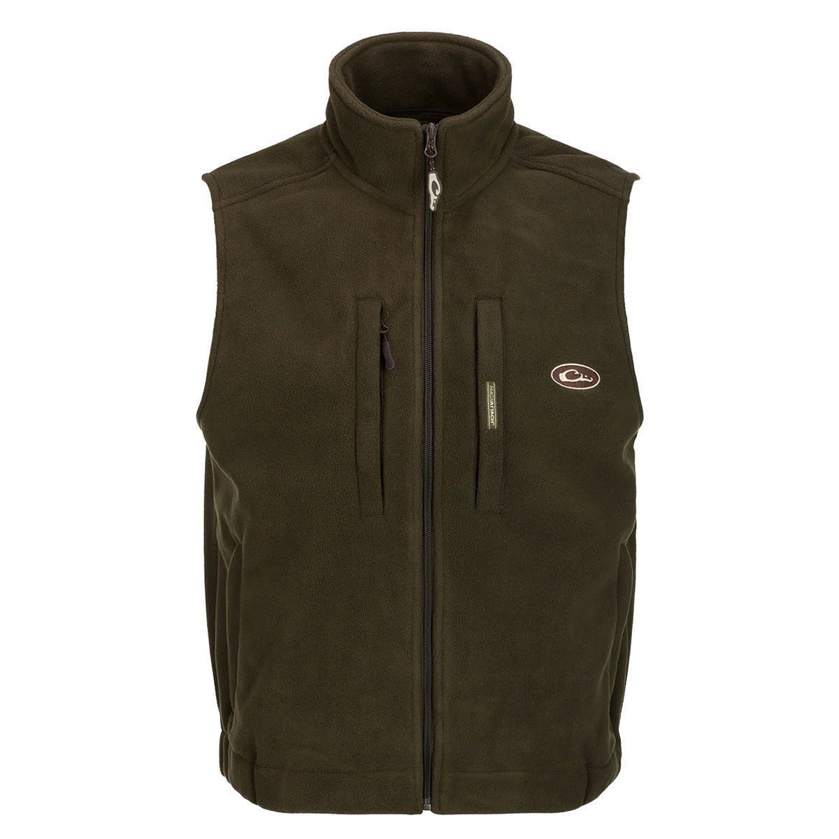 Drake Waterfowl MST Windproof Layering Vest Image in Olive