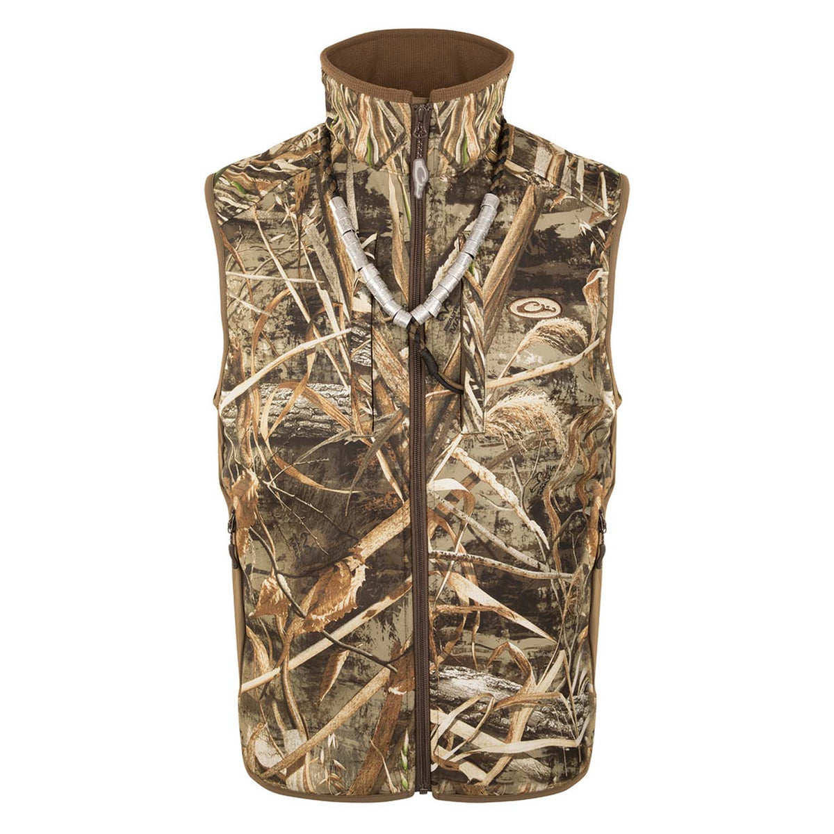 Drake Waterfowl Windproof Tech Vest Image in Realtree Max 5