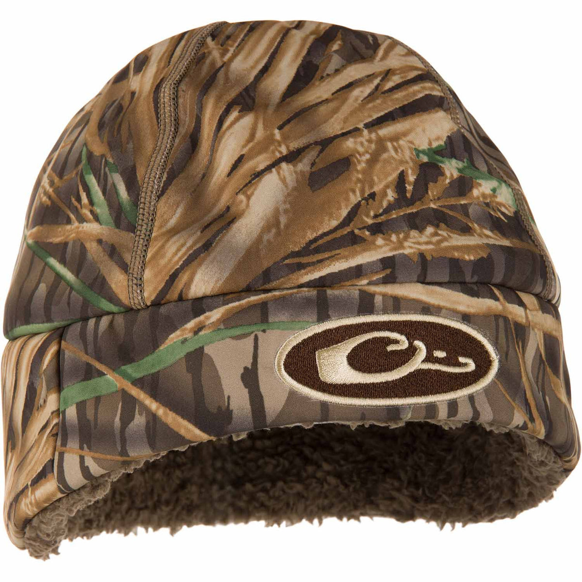 Image of the Drake LST Windstopper Beanie in Mossy Oak Original Shadow Grass