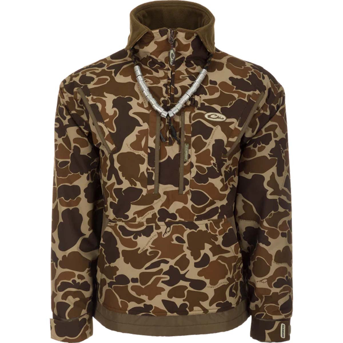 Drake MST Waterfowl Fleece-Lined 1/4 Zip 2.0 - Old School
