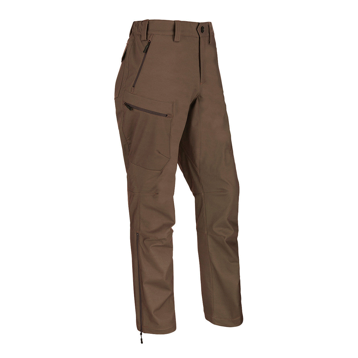 Drake Waterfowl MST Softshell Waterfowler Pants Image in Brown