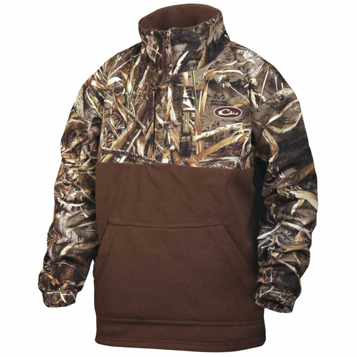 Drake Youth MST Eqwader 1/4 Zip Jacket image in Realtree Max 5