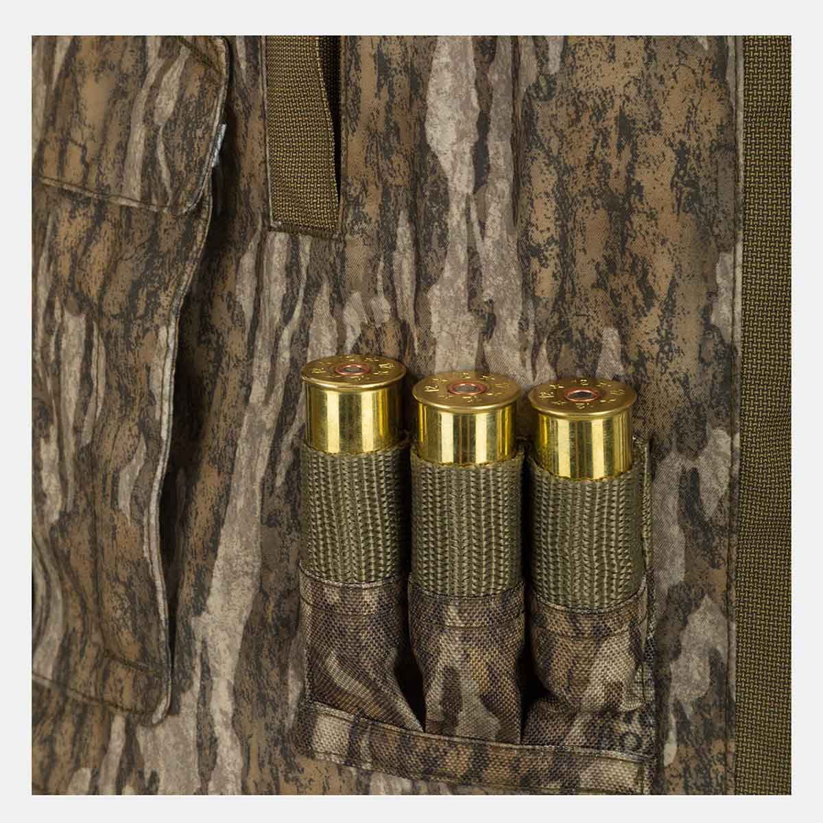 Drake Waterfowl LST Insulated Timber Jacket Shell Loops Image in Mossy Oak Bottomland