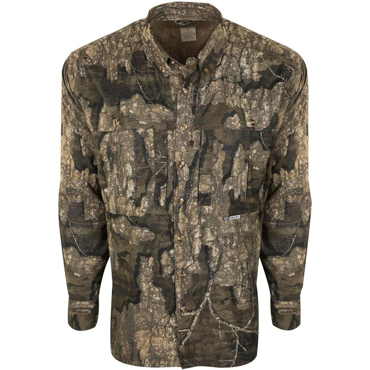 Drake EST Camo Flyweight Wingshooter's Long-Sleeve Shirt - Realtree Timber