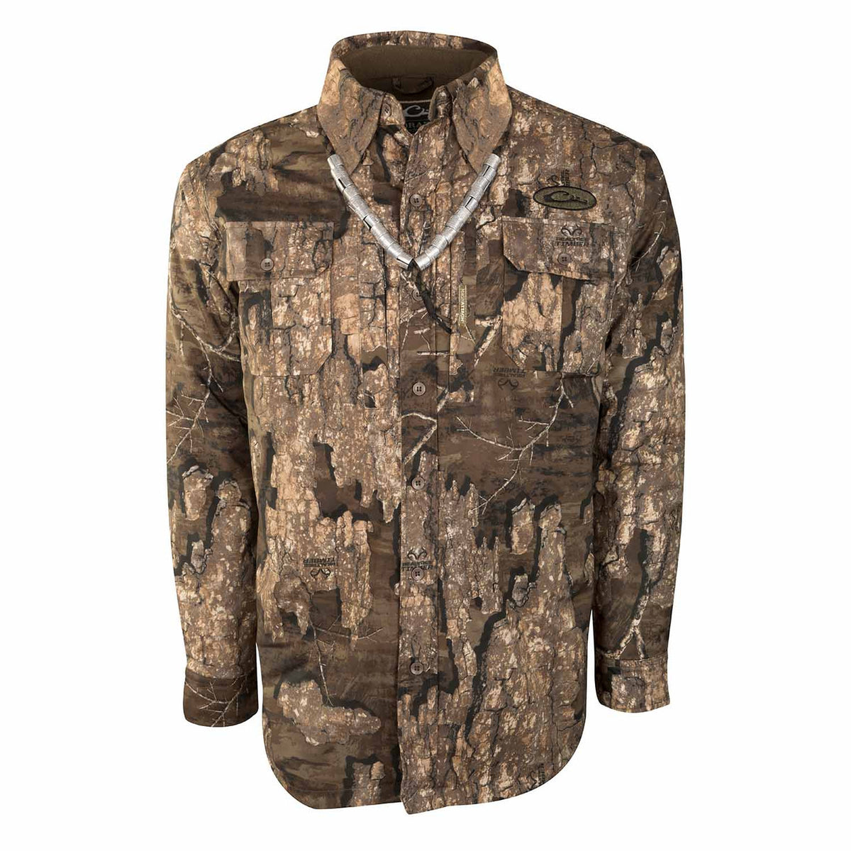 Drake Waterfowl Guardian Flex Shirket Image in Realtree Timber