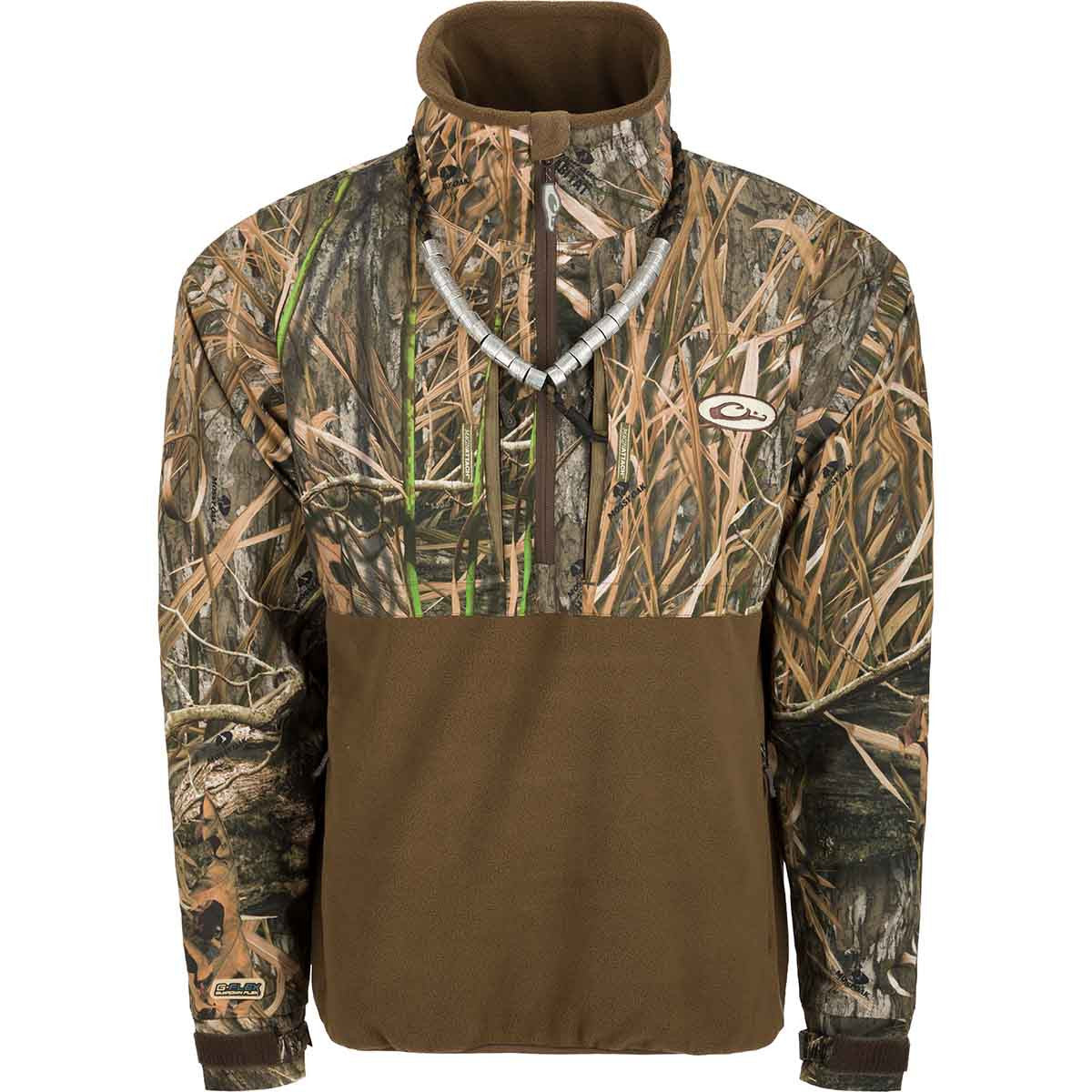 Drake MST Guardian Eqwader Flex Fleece 1/4 Zip Jacket - Mossy Oak Habitat