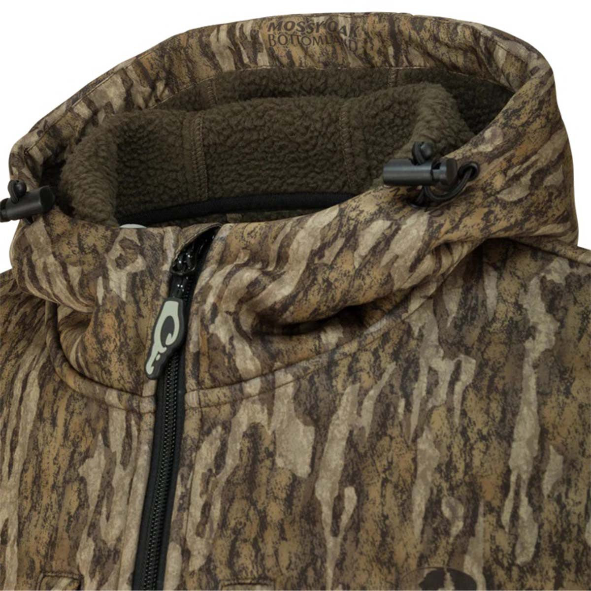 Drake Waterfowl Ultimate Wader Quarter Zip Hoodie Neckline Image