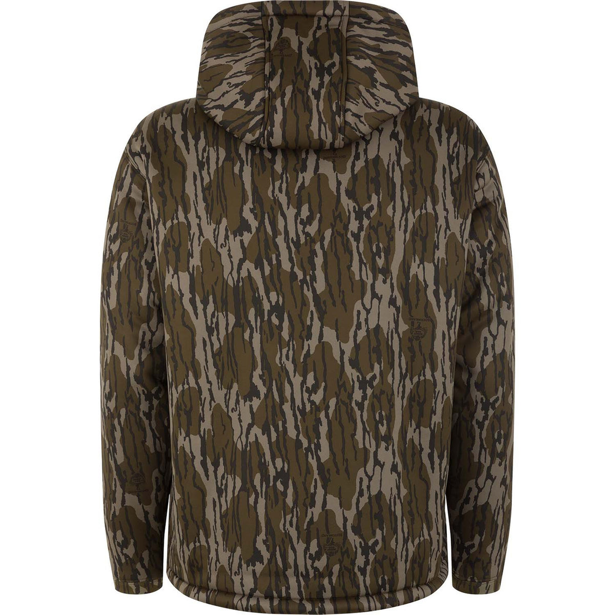 Back image of the Drake Slacker Quarter Zip Hoodie.