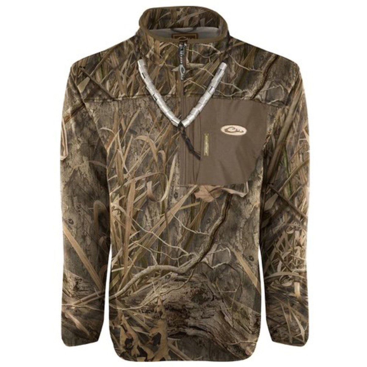 Drake Waterfowl MST Endurance 1/4 Zip Image in Mossy Oak Habitat