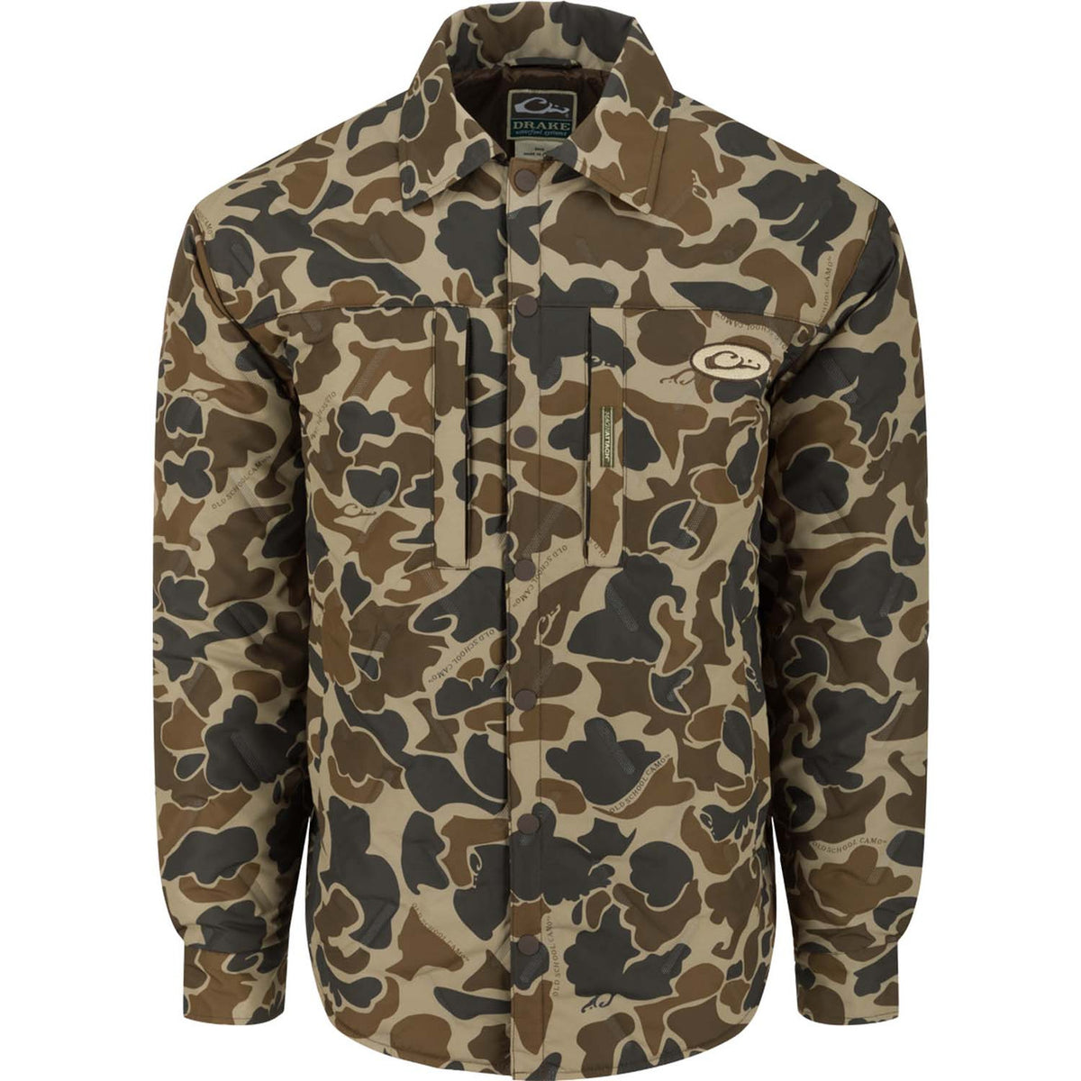 Drake Waterfowl LST Double Down Jac-Shirt Image in Old School
