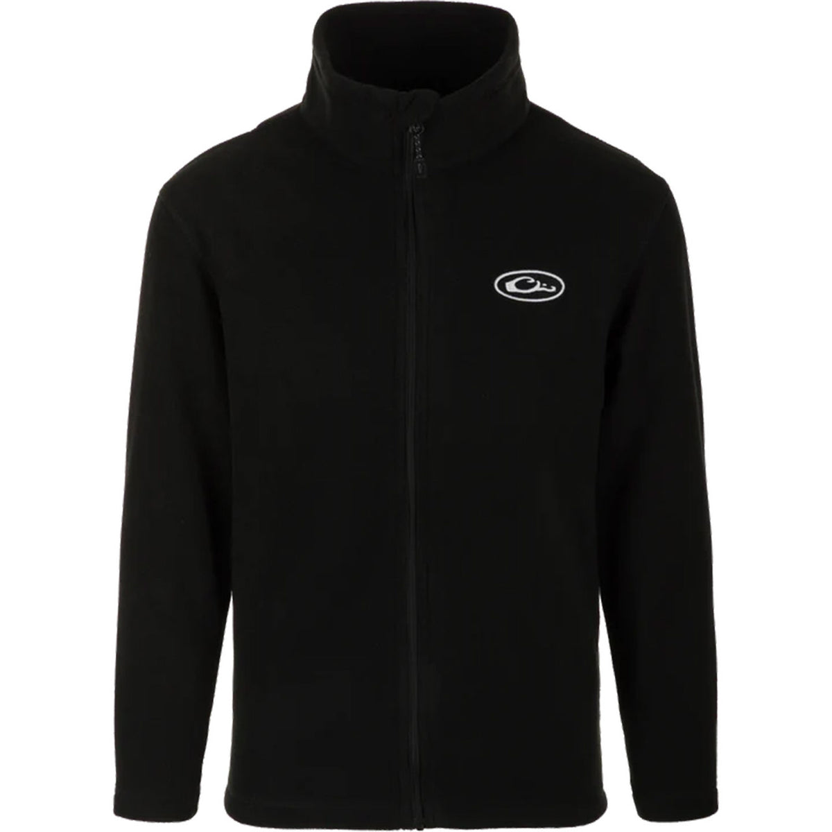 Drake Youth Camp Fleece Full Zip - Caviar Black image