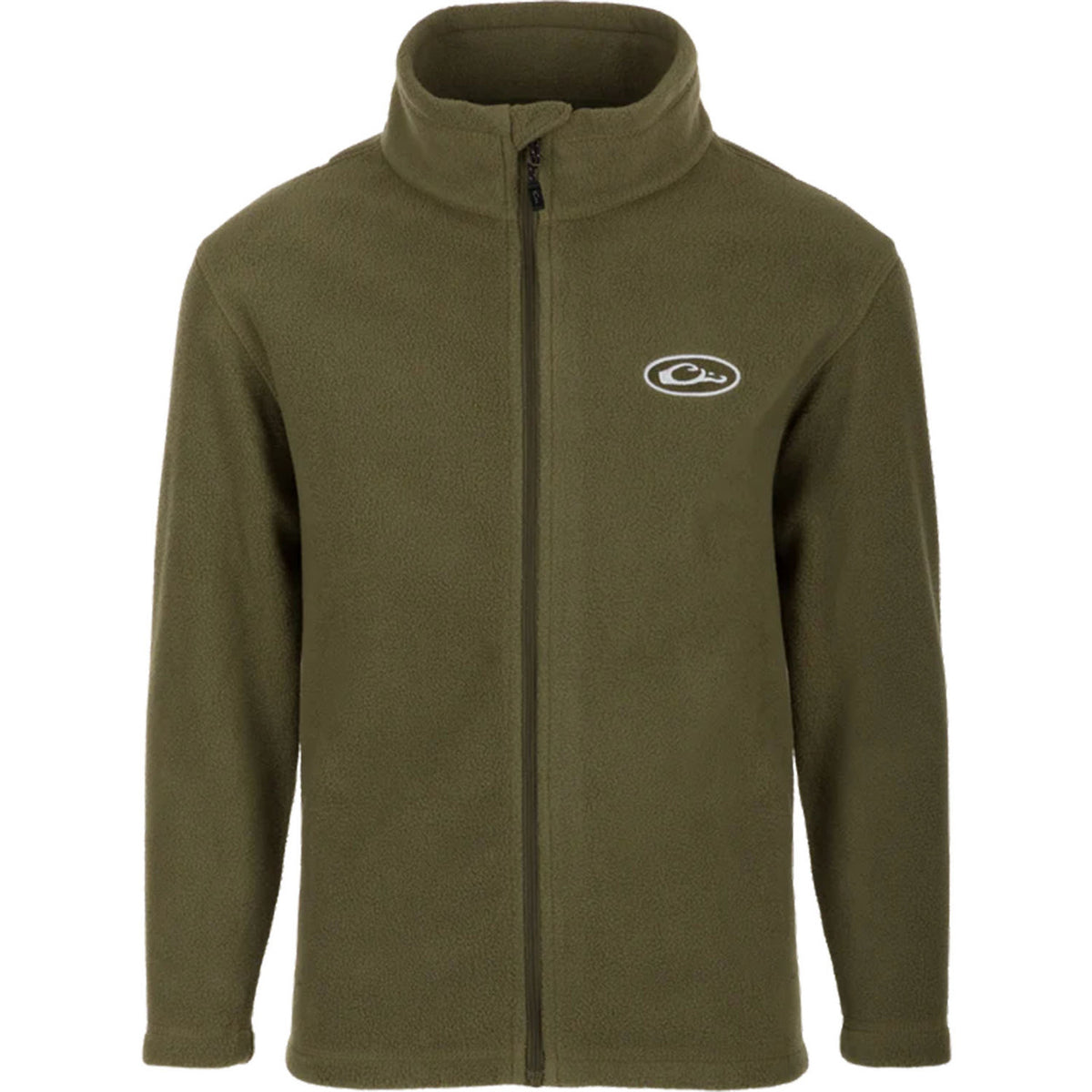 Drake Youth Camp Fleece Full Zip - Kalamata Olive image