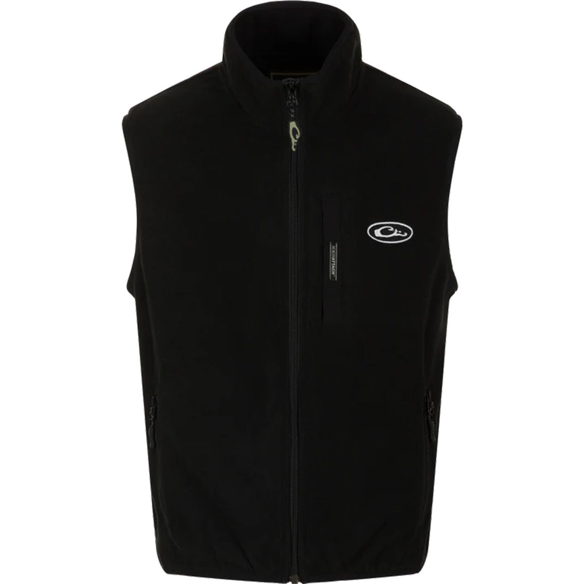 Drake Youth Camp Fleece Vest image in Caviar Black