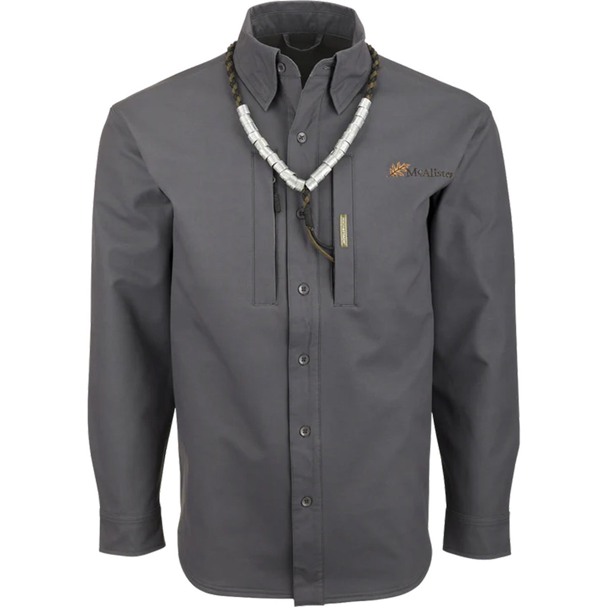 McAlister Microfleece Softshell Waterfowler's Shirt - Charcoal image