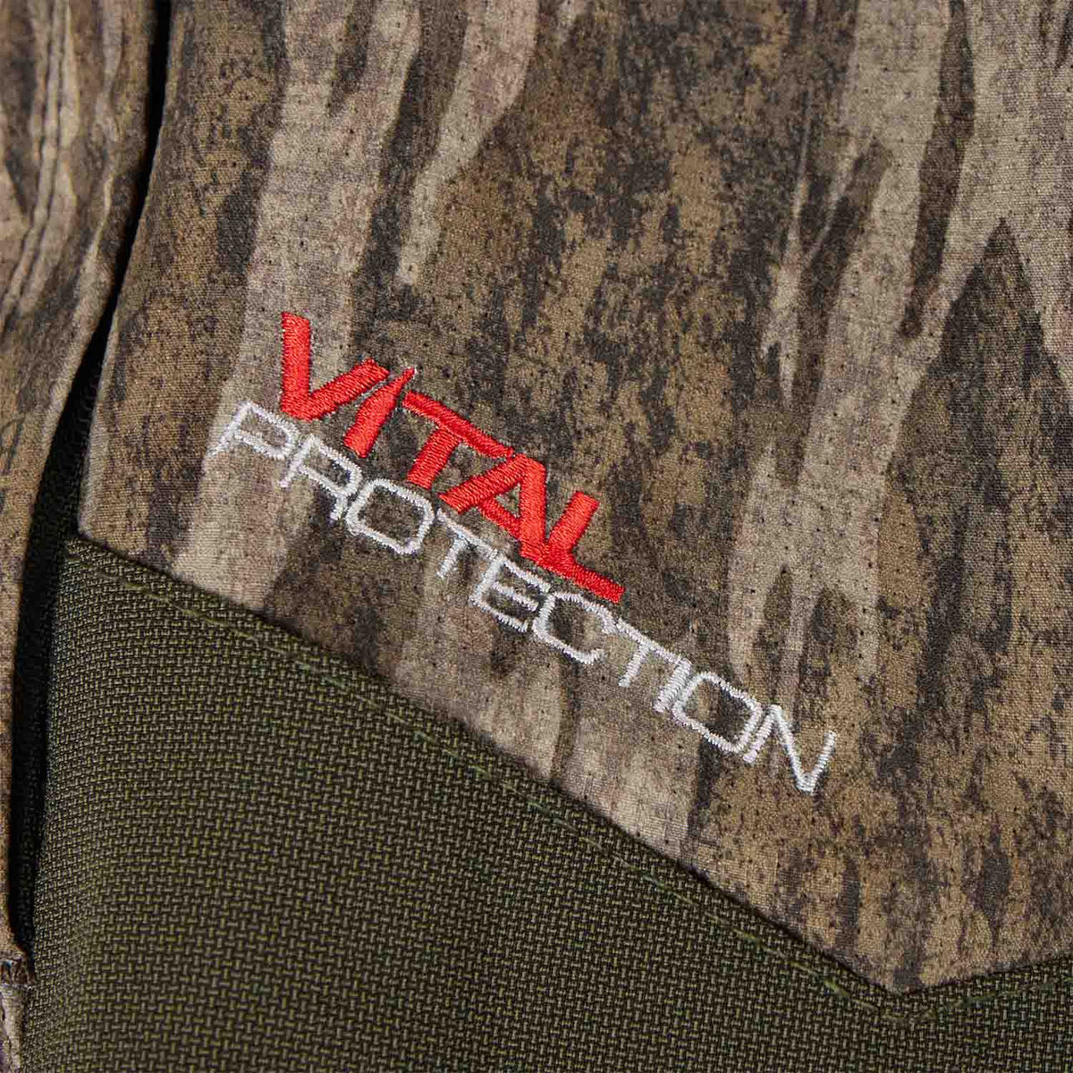 Drake Waterfowl Early Bird Turkey Pants with Insect Repellent Vital Protection Image in Mossy Oak Bottomland