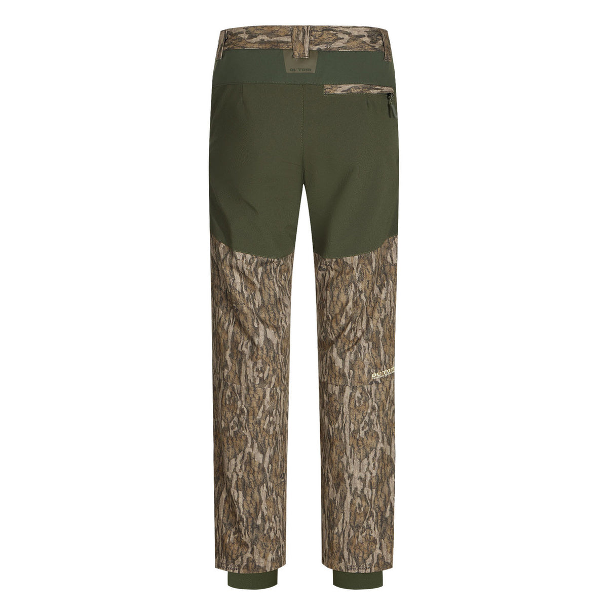 Drake Waterfowl Early Bird Turkey Pants with Insect Repellent Back Image in Mossy Oak Bottomland
