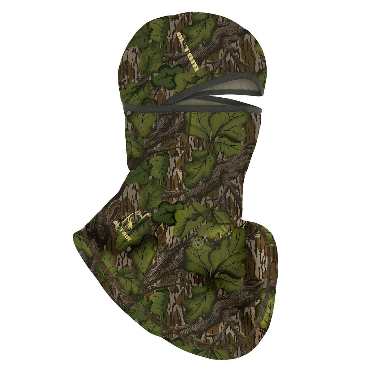 Image of the Drake Waterfowl Early Bird Facemask with Insect Repellent in Mossy Oak Full Foliage