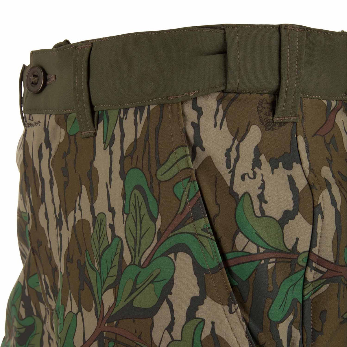Elastic Waistband Image on the Drake Waterfowl Ol' Tom Tech Stretch Turkey Pants.