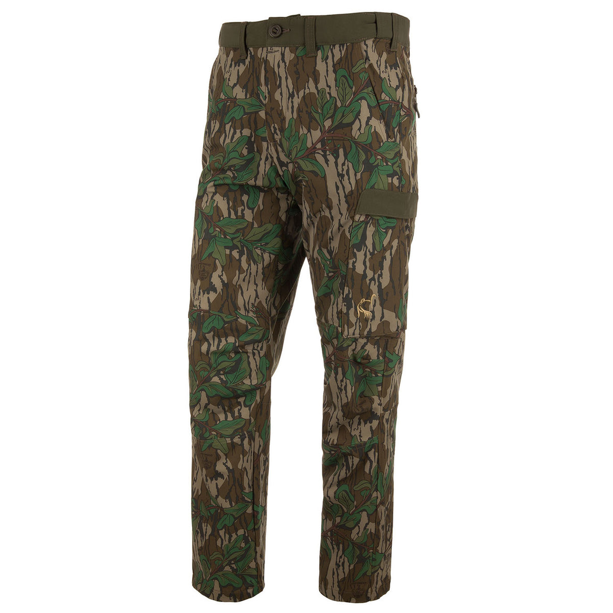 Front Image of the Drake Waterfowl Youth Ol' Tom Tech Stretch Turkey Pants.