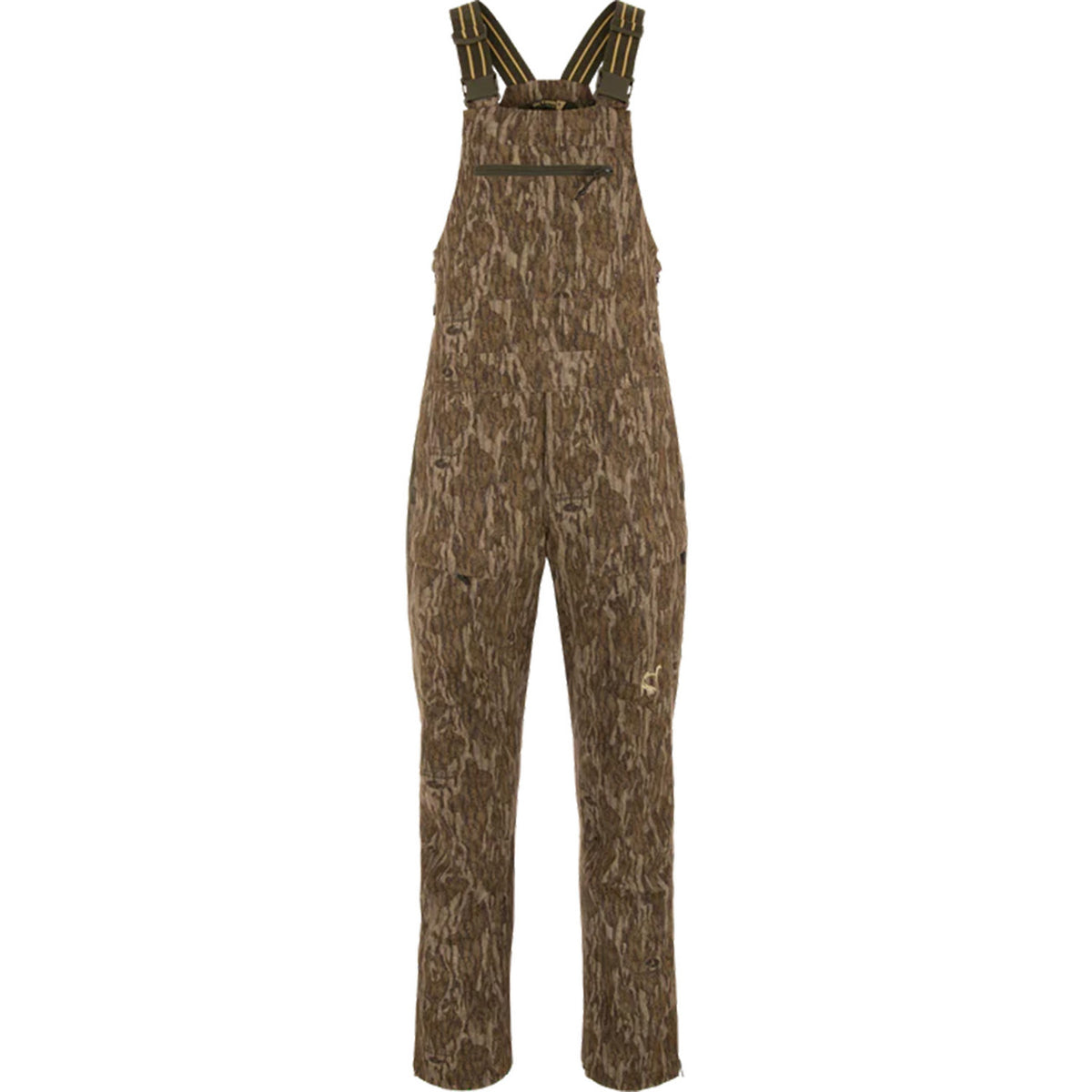 Image of Drake Waterfowl Neo Core Turkey Bib in Mossy Oak Bottomland.