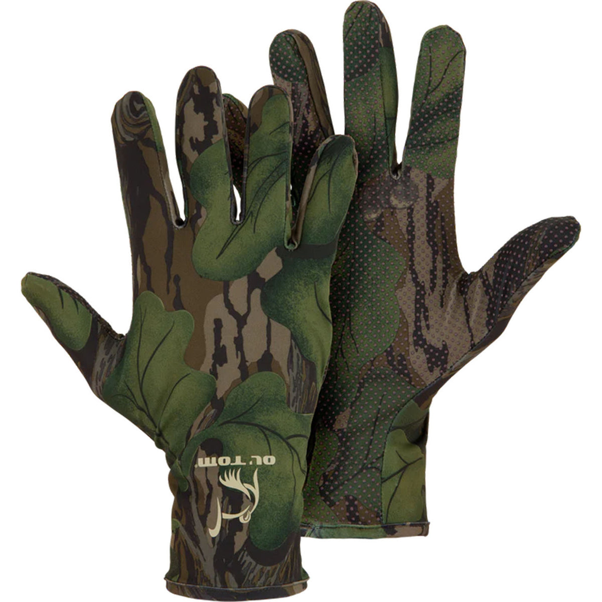 image of Drake Waterfowl Performance Turkey Gloves in Mossy Oak Full Foliage.