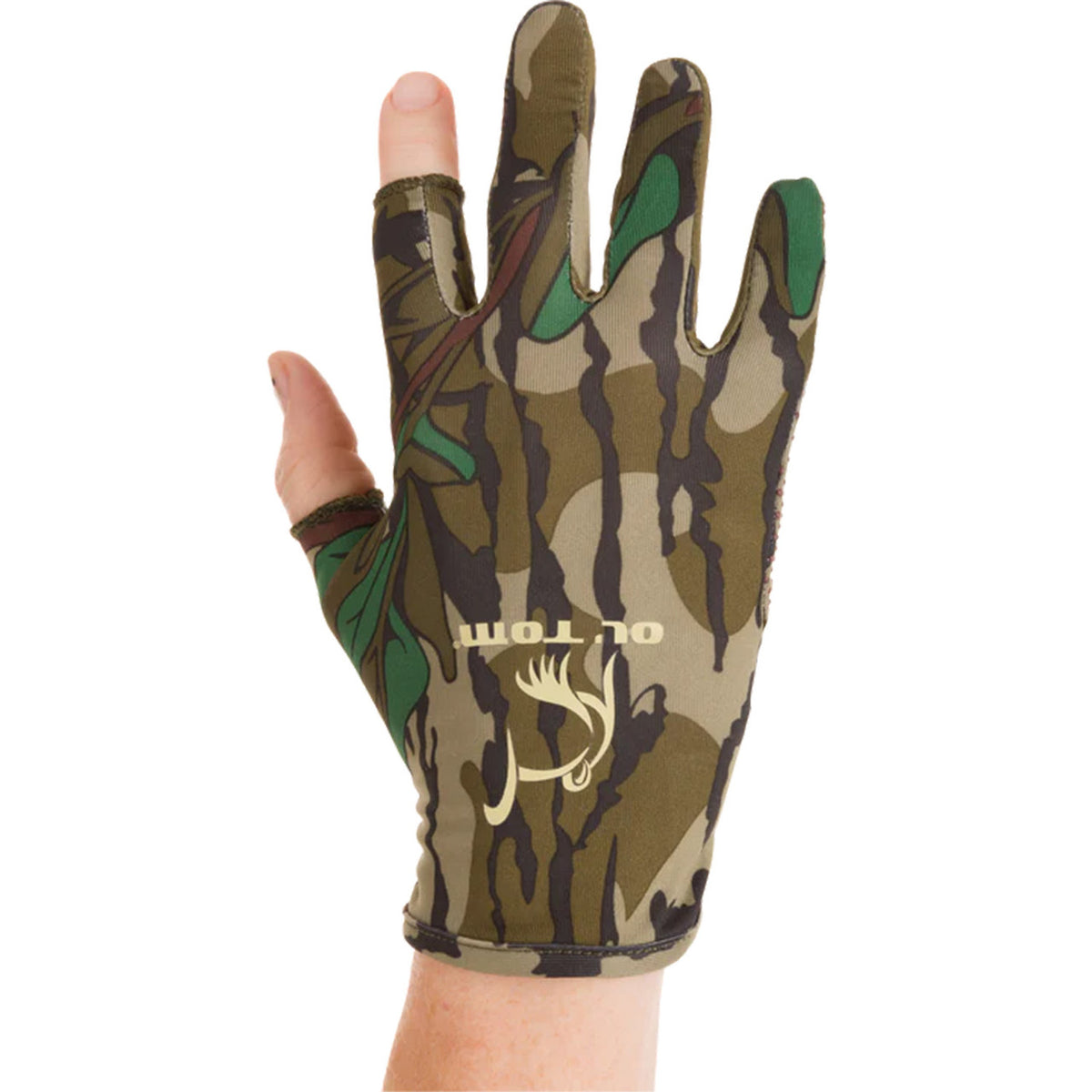 Drake Waterfowl Youth Performance Glove - Mossy Oak Greenleaf