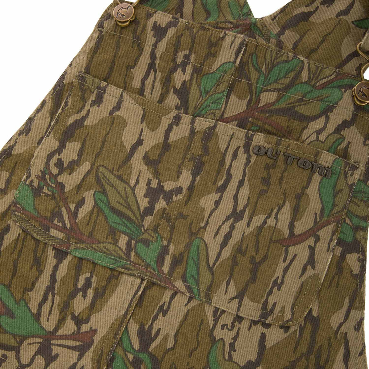 Drake Waterfowl Throwback 80 Field Bib Pockets Image.