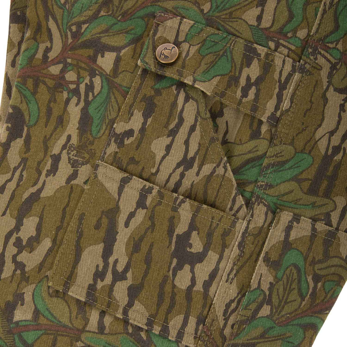 Drake Waterfowl Throwback 80 Field Bib Pockets Image.