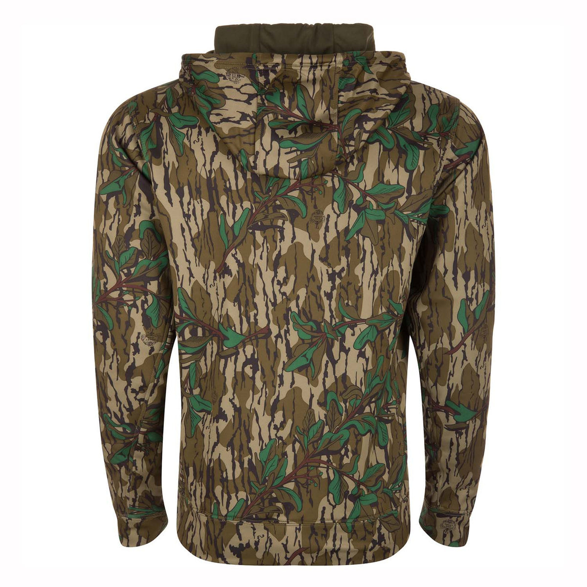 Drake Waterfowl Men's Performance Camo Hoodie Back Image