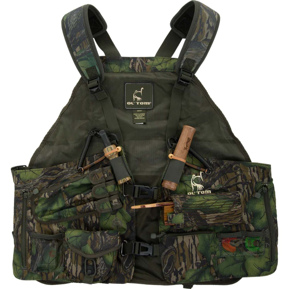 Image of the Drake Time & Motion Easy-Rider Turkey Vest in Mossy Oak Full Foliage