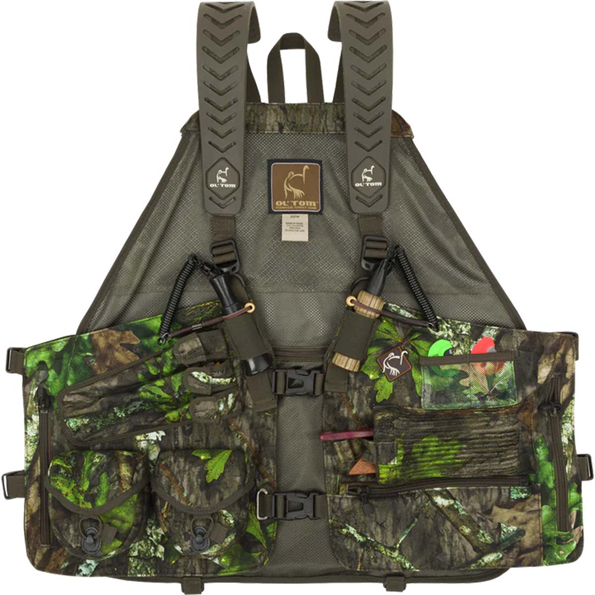 Drake Waterfowl Gunslinger Turkey Vest Image in Mossy Oak Obsession