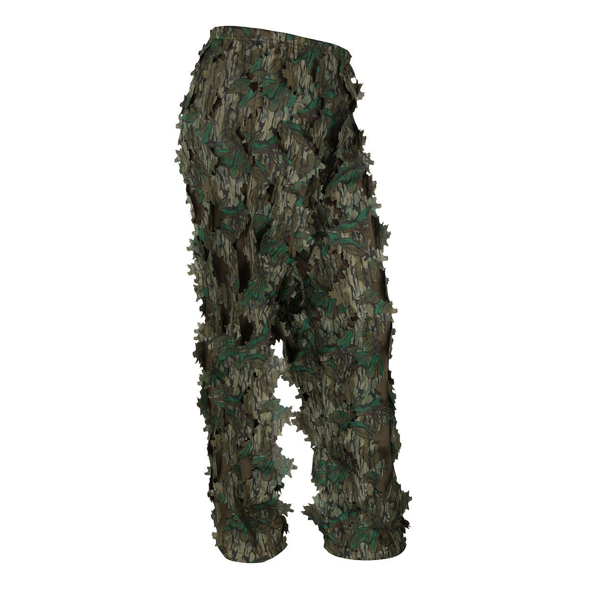 Drake Waterfowl 3D Leafy Pant Image in Mossy Oak Greenleaf Mossy Oak Bottomland
