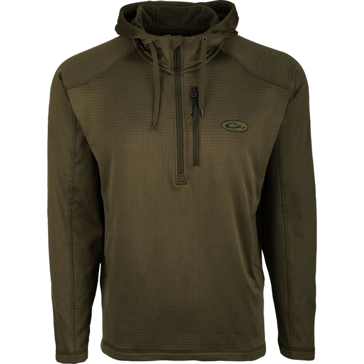 Drake MST Breathelite Quarter Zip Hoodie - Green