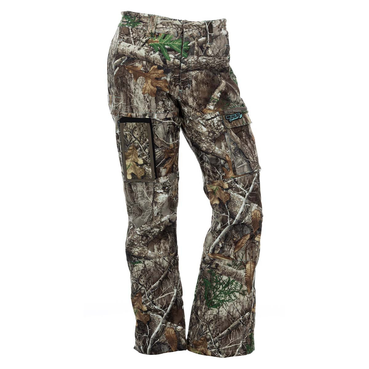 DSG Women's Ava 3.0 Hunting Pant with Cell Phone Pouch image in Realtree Edge
