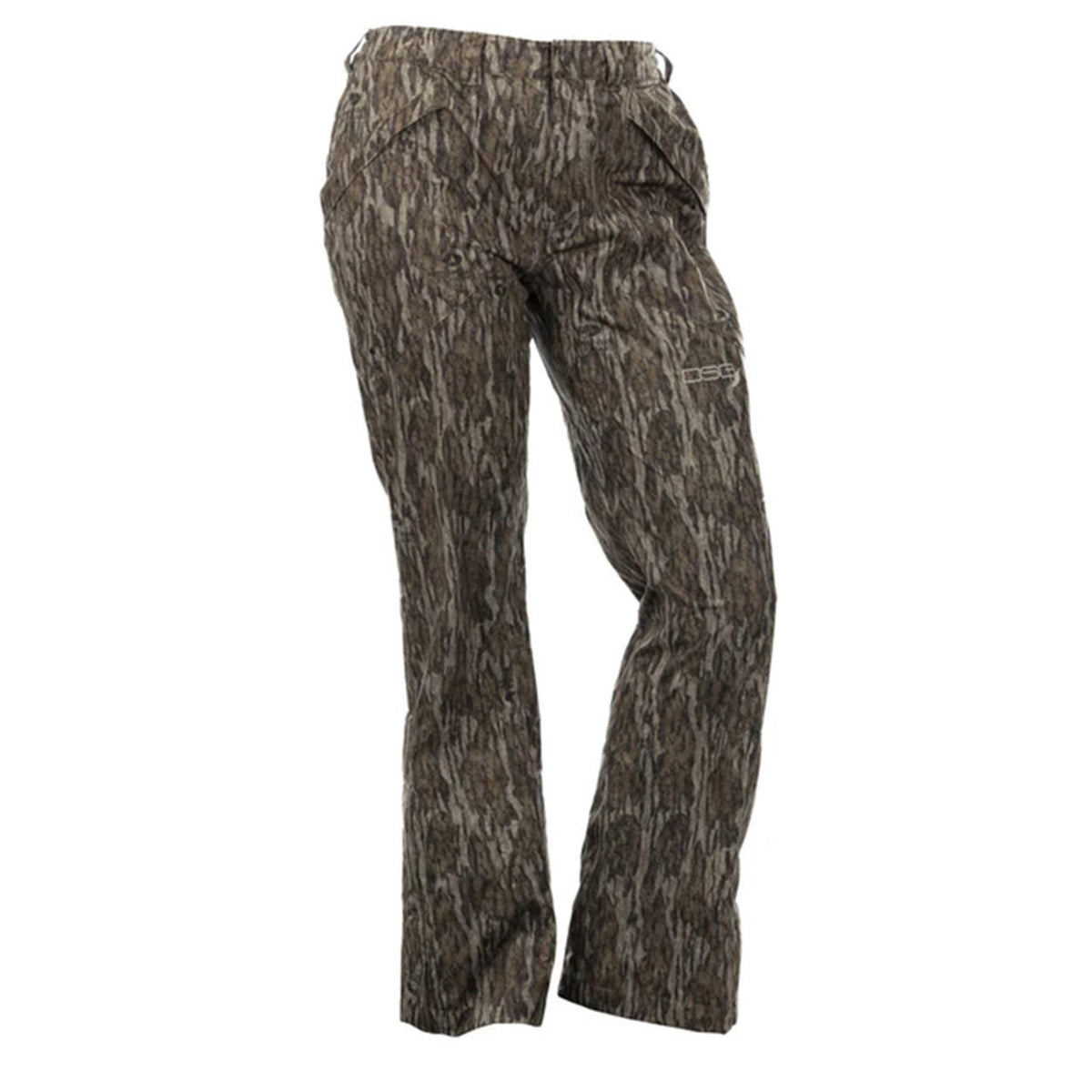 DSG Women's Nova Rain Pant image in Mossy Oak Bottomland