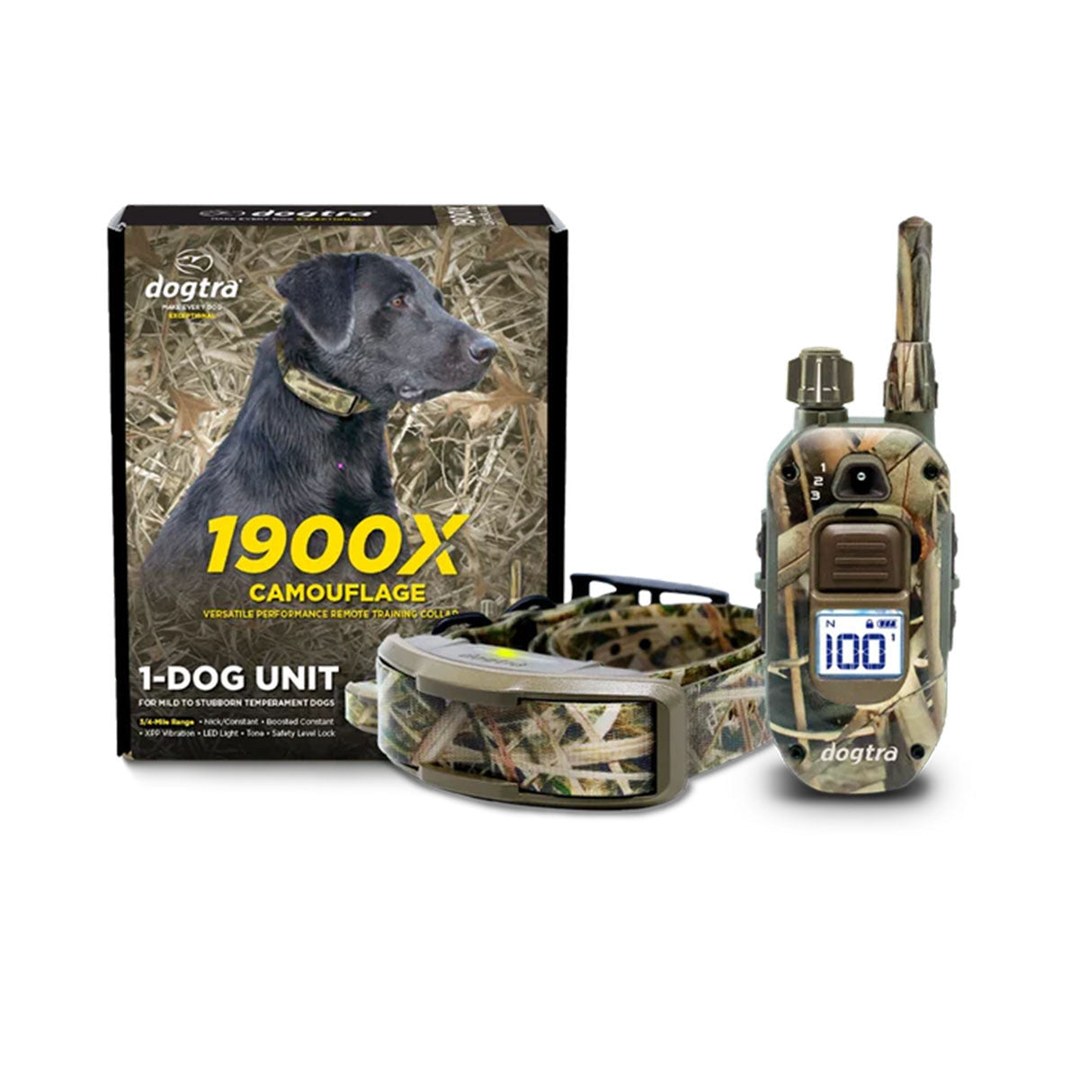Dogtra 1900X Camouflage 1-Dog E-Collar Product Image