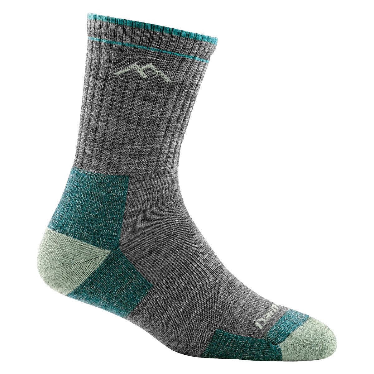 Darn Tough Women's Hiker Micro Crew Cushion Sock image in Slate Variation