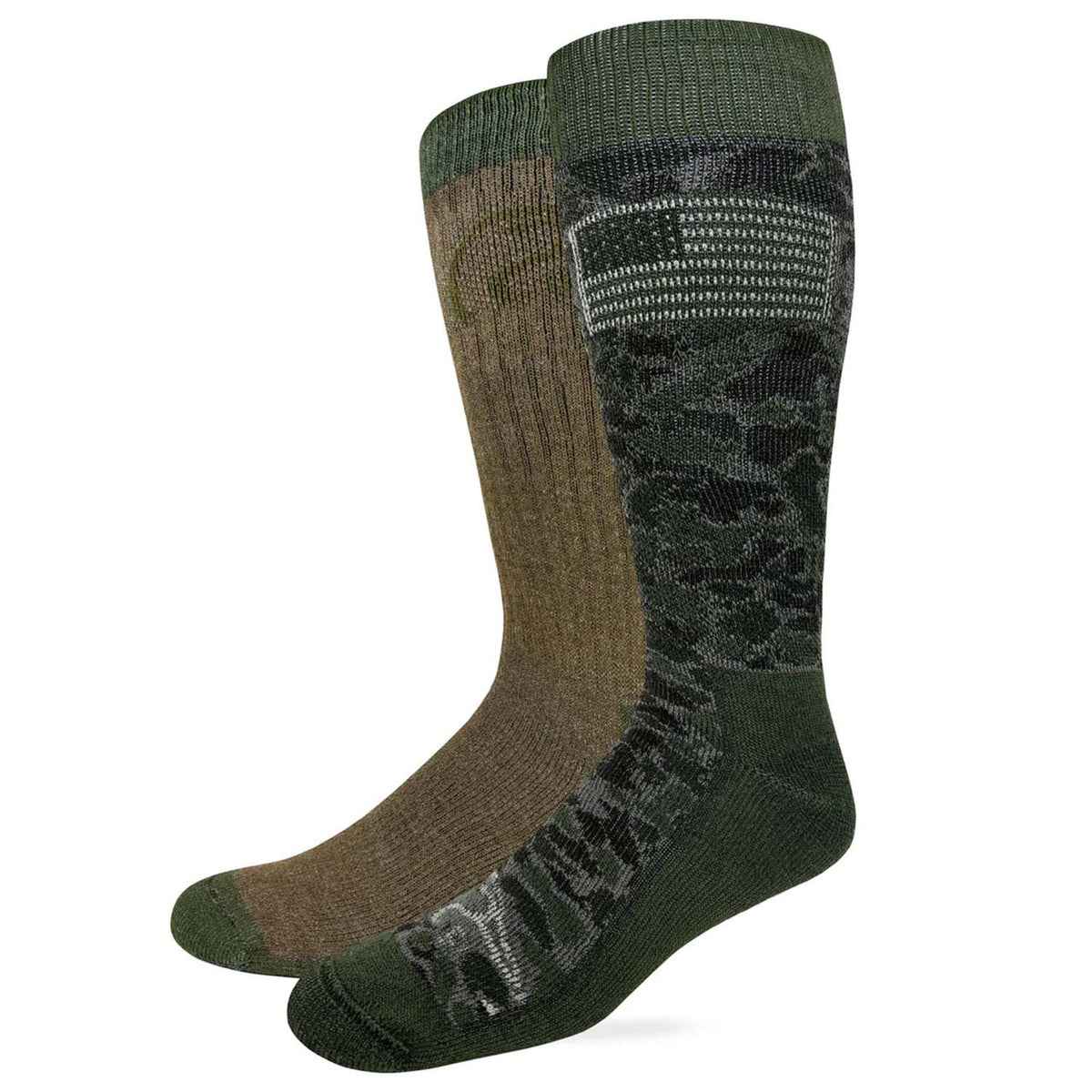 Image of the Ameri-Camo Heavyweight Merino Wool Large Boot Socks.