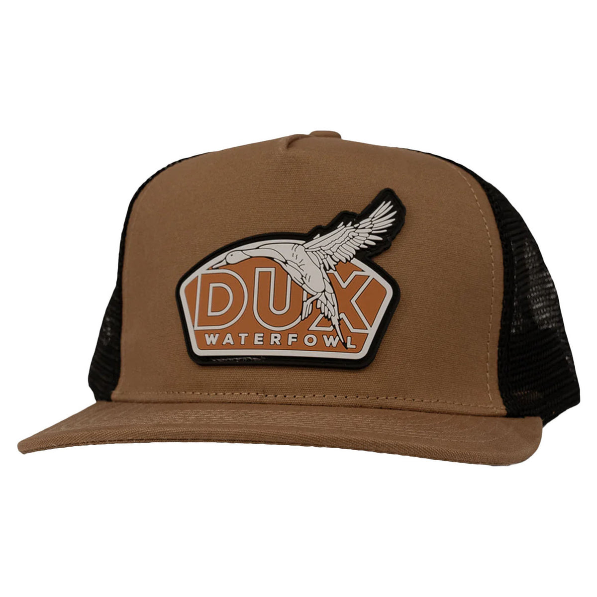 DUX Pintail Flatbill Patch Hat in Brown