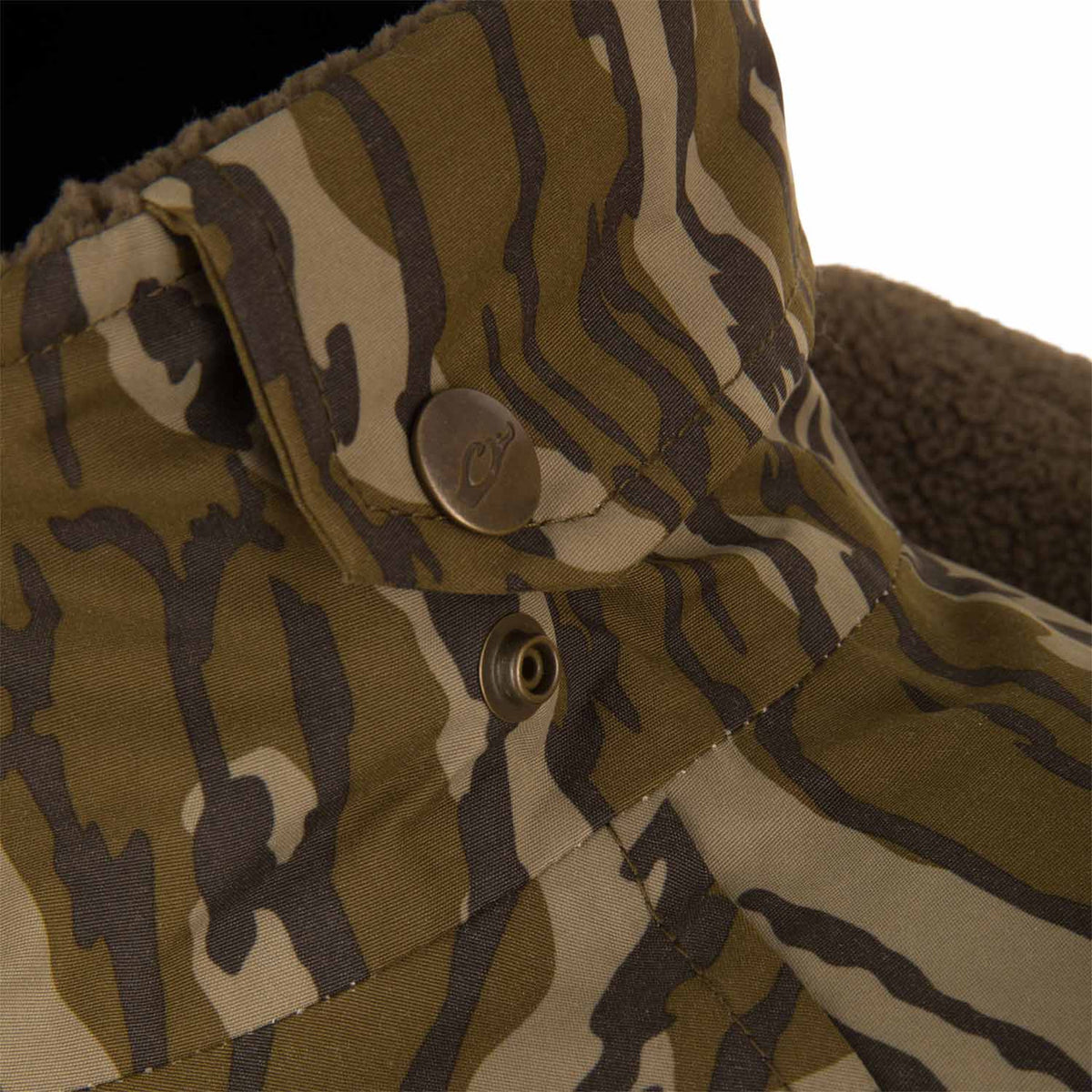 Drake Waterfowl Throwback 80 Sport 3-in-1 Jacket Collar Snaps Image