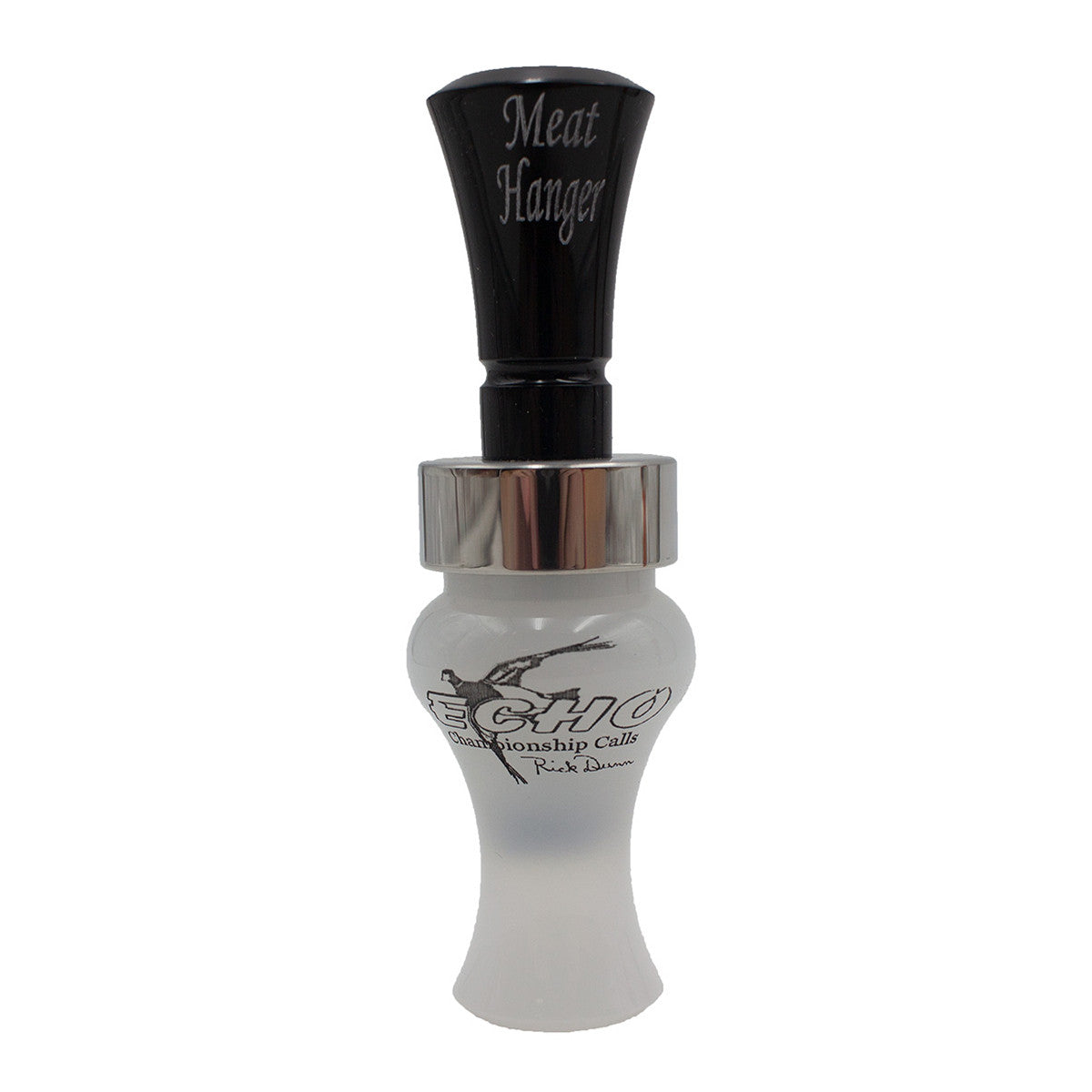 Echo Calls Meat Hanger Double Reed Duck Call image in Pearl and Black