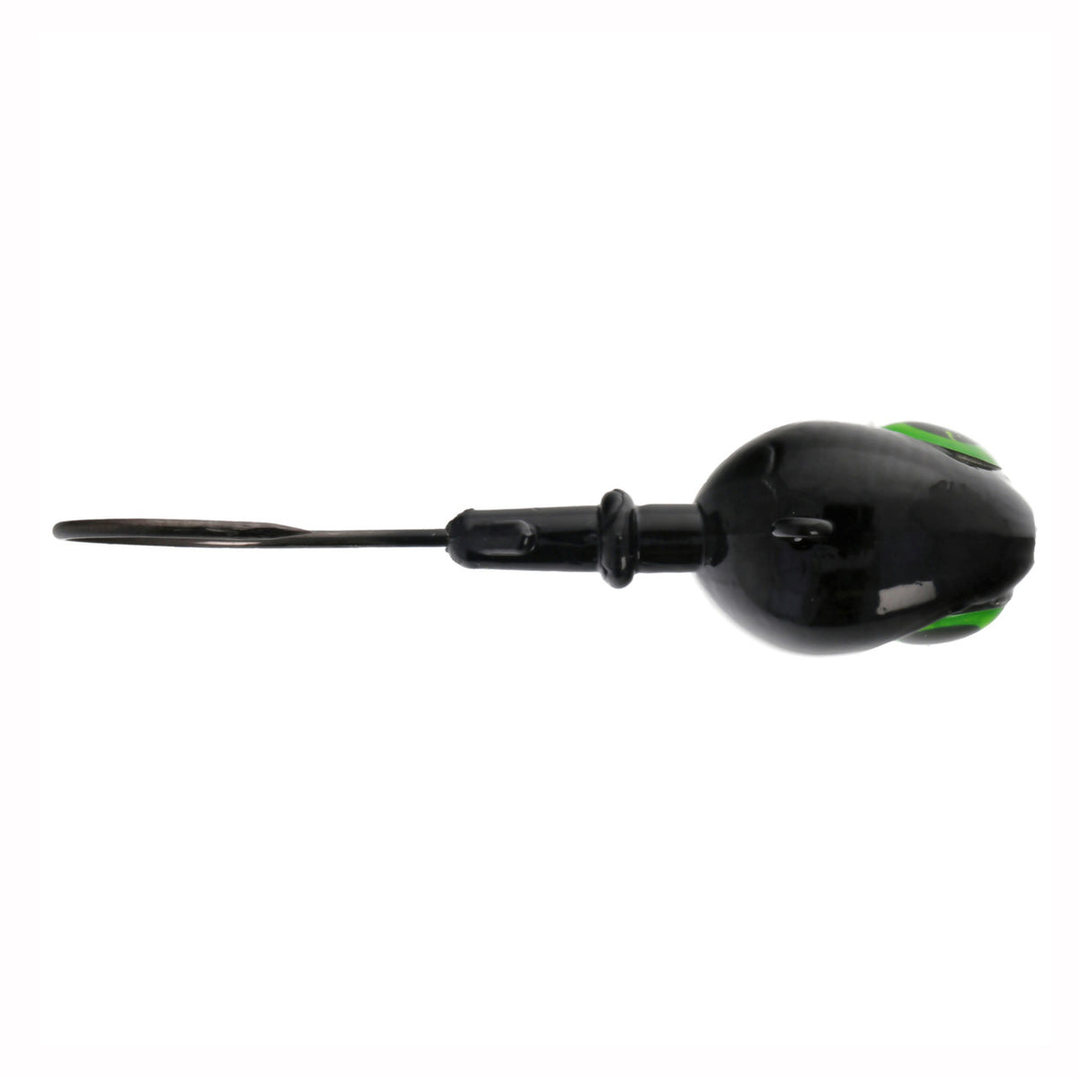 Eagle ClaW Lazer Sharp Walleye Jig Top Image in Black