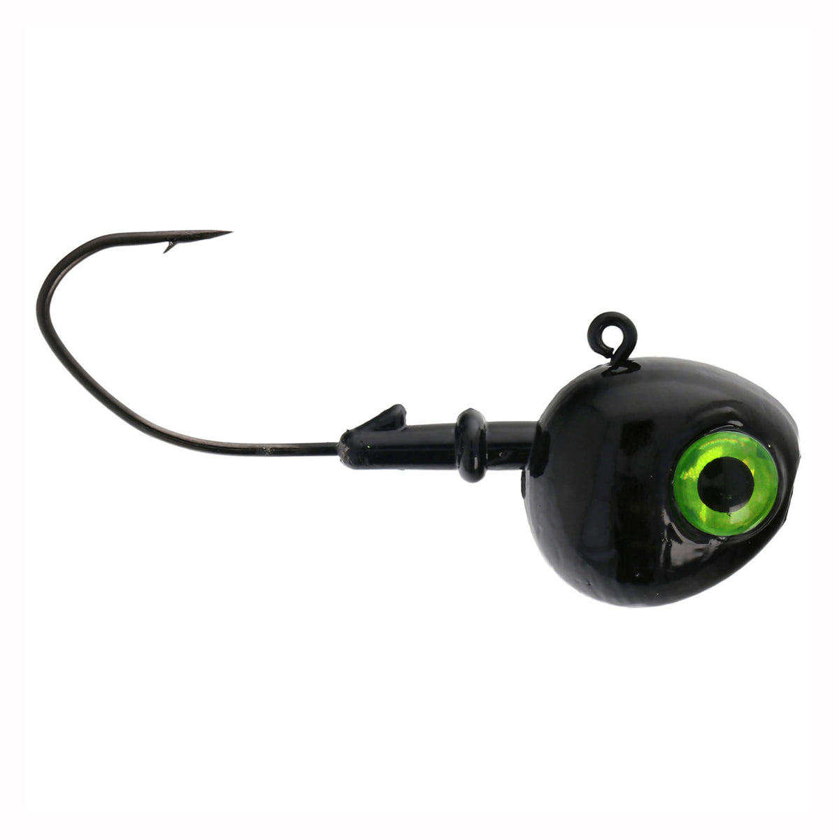 Eagle ClaW Lazer Sharp Walleye Jig Side Image in Black