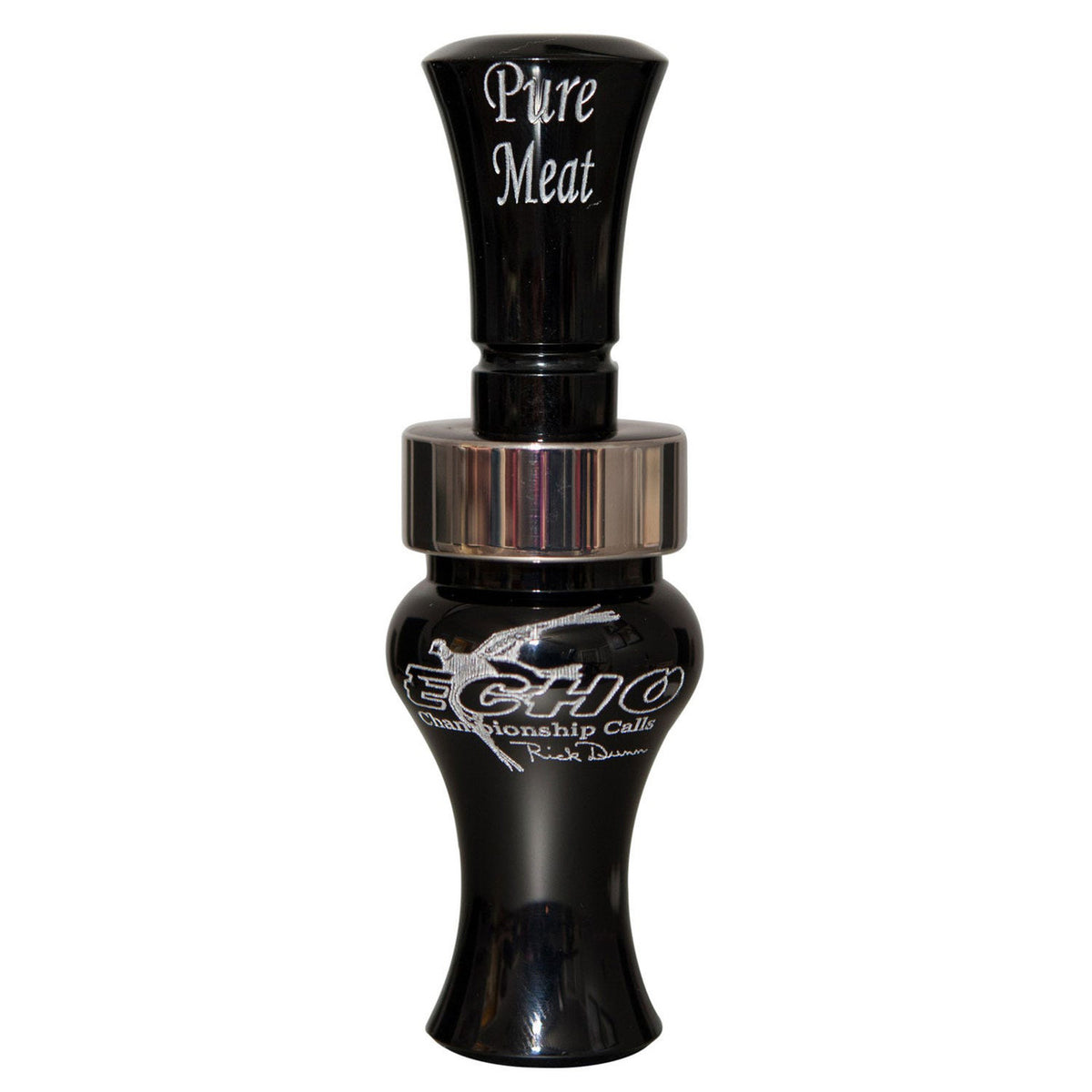 Echo Calls Pure Meat Single Reed Duck Call image in Black