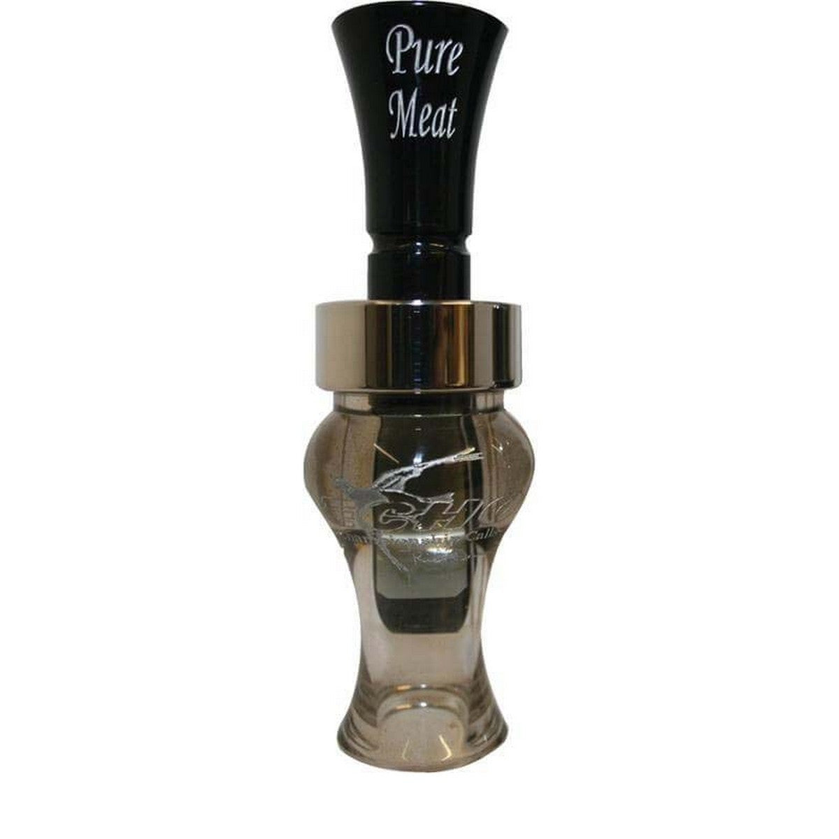 Echo Calls Pure Meat Single Reed Duck Call image in Smoke/Black